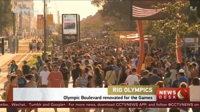 Rio 2016: Three-kilometer boulevard renovated for the Games смотреть онлайн