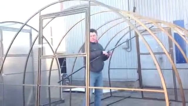 Сборка каркаса теплицы