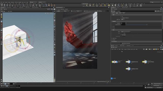 03_Volume Rays setup