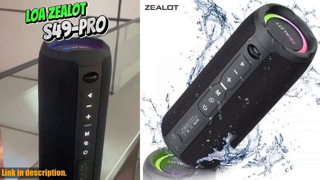 Ultimate ZEALOT S49PRO Portable Bluetooth Speaker Review and Demo | Best Waterproof Sound Box смотреть онлайн