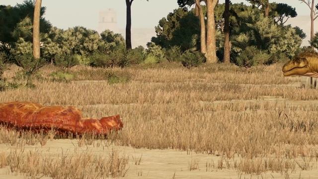 MEGALOSAURUS vs MID-SIZED OPPONENTS! #jwe2 #megalosaurus #dinosaurs смотреть онлайн