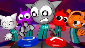 Суперсемейка Спрунки попали на Игру в кальмара — Сложное выбор. Мультфильм СПРУНКИ