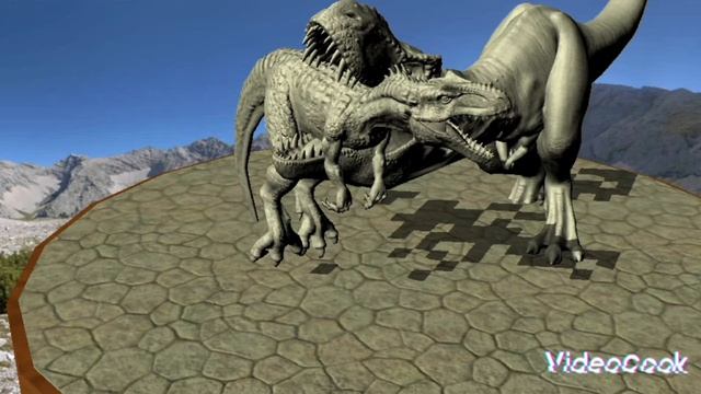 аллозавр против тираннозавра