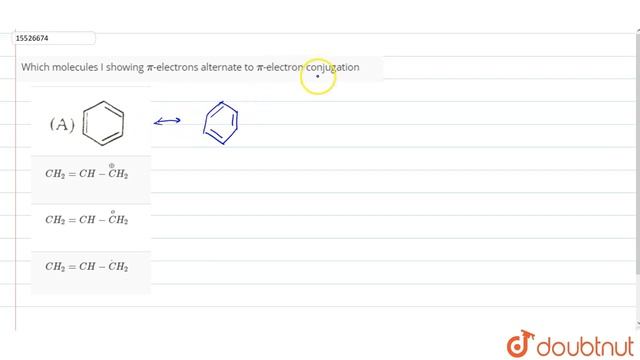 Which molecules I showing `pi`-electrons alternate to `pi`-electron conjugation смотреть онлайн