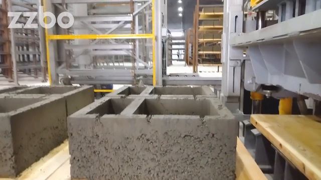 Работа автоматической линии МАКСИМАЛ | Производство вентиляционных блоков