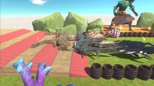 Machimosaurus Rex of Evolution VS All Dinosaurs T-Rex Spinosaurus From Godzilla Animal Revolt Battl