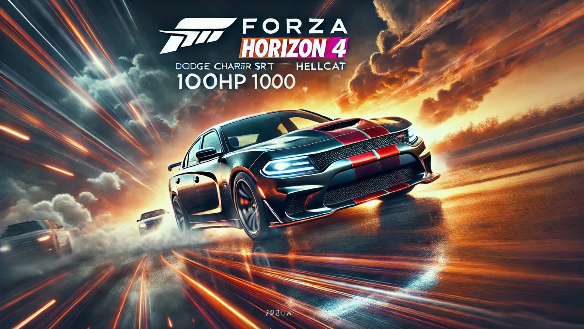 Forza Horizon 4 - Dodge Charger SRT Hellcat 1000 ЛС: Адреналин и мощь смотреть онлайн