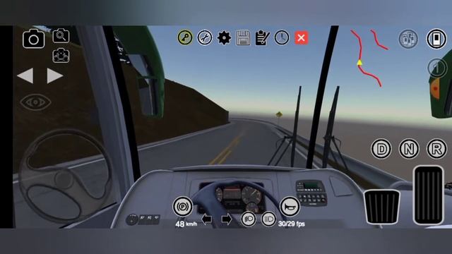 Игра Proton Bus Simulator, едем на автобусе по серпантинам,очень опасно,крутые склоны! смотреть онлайн