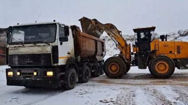 Работа самосвала.