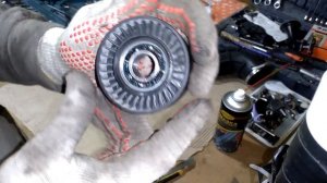 замена смазки в натяжном ролике