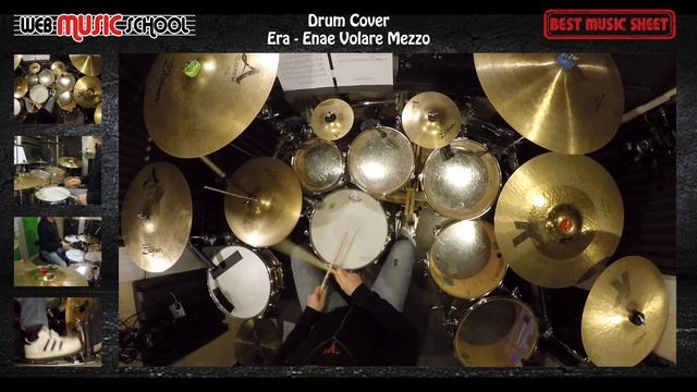 Era - Enae Volare Mezzo - DRUM COVER смотреть онлайн