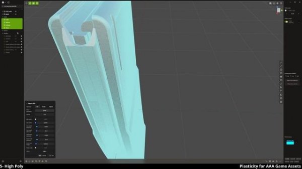 5-1 Exporting CAD - High Poly Plasticity Export