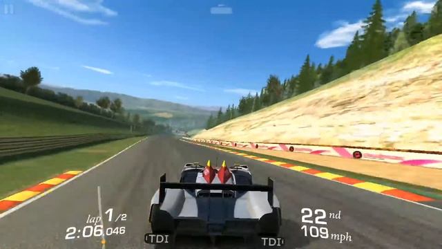 Real Racing 3 Audi R15 TDI Lap at Circuit de Spa Francorchamps смотреть онлайн