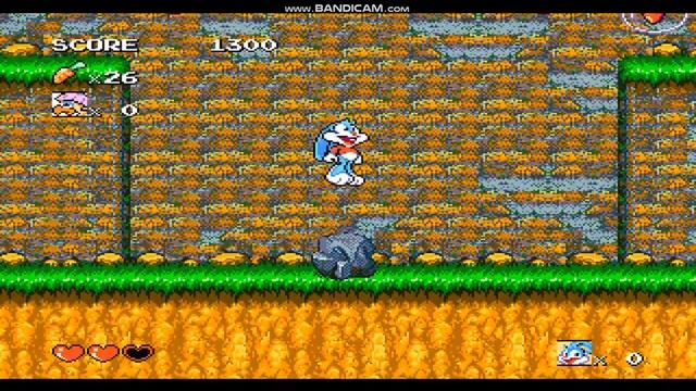 Tiny toon adventures busters Hidden Прохождение Sega mega drive 2 смотреть онлайн