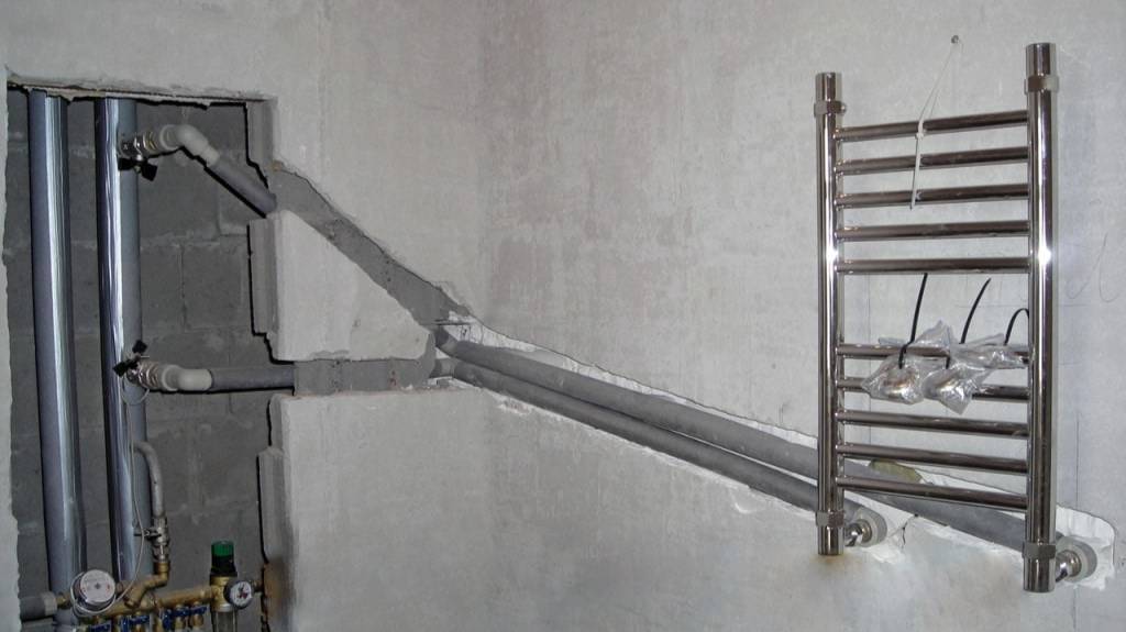 Перенос полотенцесушителя на другую стену смотреть онлайн