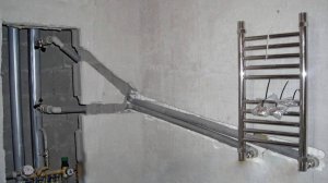 Перенос полотенцесушителя на другую стену
