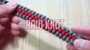 РЕЙД,How to Make the Raid Knot Paracord Bracelet Tutorial(360P)