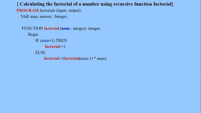 Computer Structured Programming In C and Pascal (Part 21 of 37) | Recursive functions смотреть онлайн