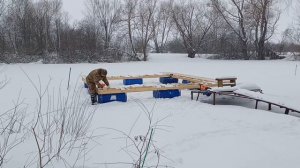 Разведение рыбы в садках. Сборка садка.