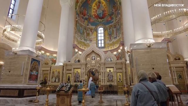 Владивосток Спасо-Преображенский собор 20 сентября 2023. смотреть онлайн