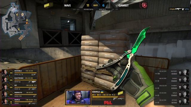 s1mple 4k vs Gambit @ PGL Major 2021 смотреть онлайн