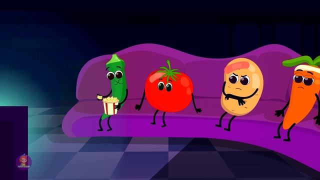 Ten Little Fruits - Learning Song & Rhymes for Children смотреть онлайн