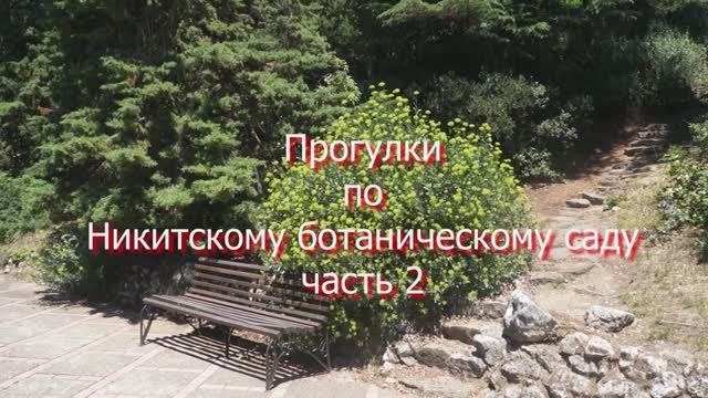 Ялта Крым, Никитский ботанический сад, часть 2 смотреть онлайн