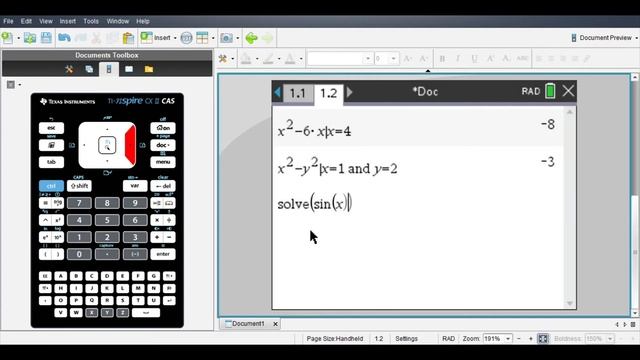how to solve equations? - TI-Nspire tutorial #4 смотреть онлайн