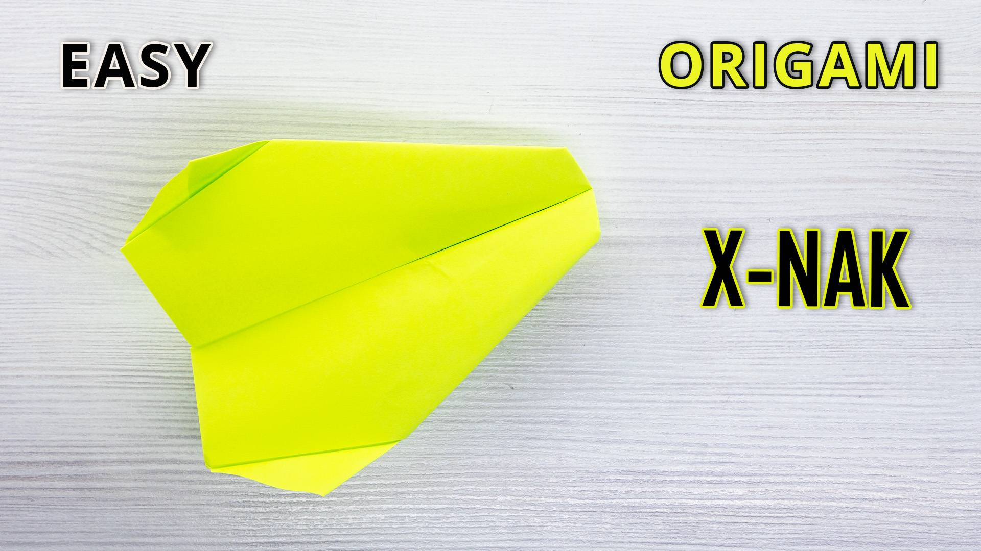 Освоение X-NAK: идеальный дизайн бумажного самолетика Джона Коллинза
