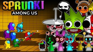 Among us ПРОТИВ Суперсемейки Sprunki | Смешной МУЛЬТИК