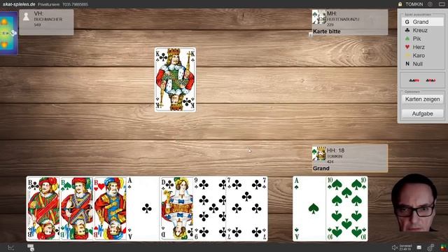 Cent-Skat 36 Spiele skat-spielen.de lustige offensive Runde #220 смотреть онлайн