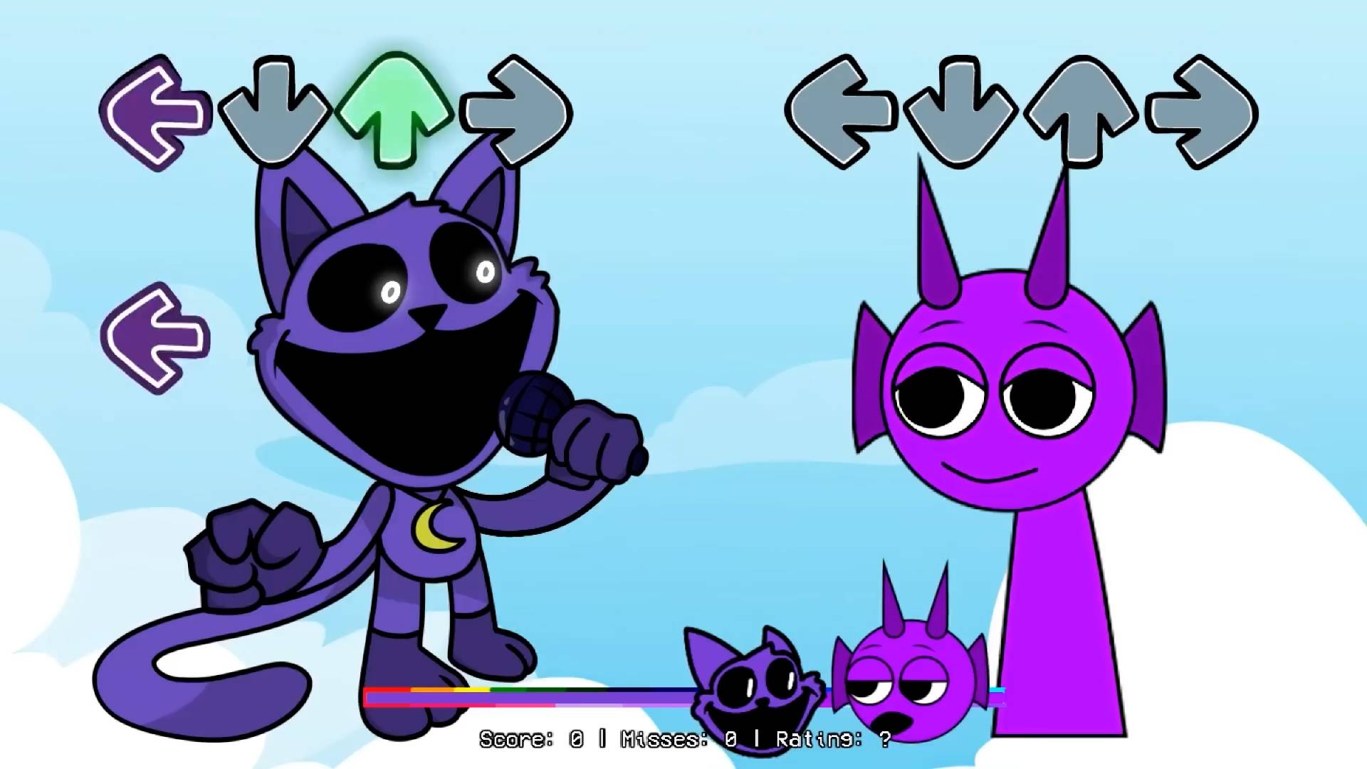 Спрунки FNF МОД Vs  CATNAP и другие персонажи