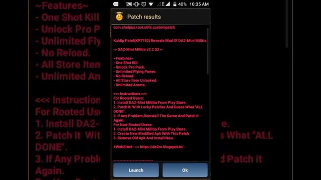 How to hack mini militia!!! Root.2.2.58...2016 смотреть онлайн