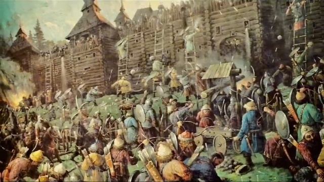 Описание картины "Взятие Коломны татарами в 1237 году" смотреть онлайн