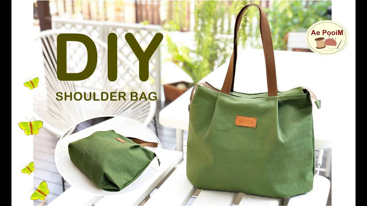 Как сшить сумку через плечо с молнией. смотреть онлайн