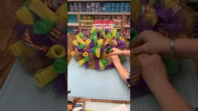 DIY Happy Birthday Wreath Tutorial #1586 - Recipe # 1 смотреть онлайн