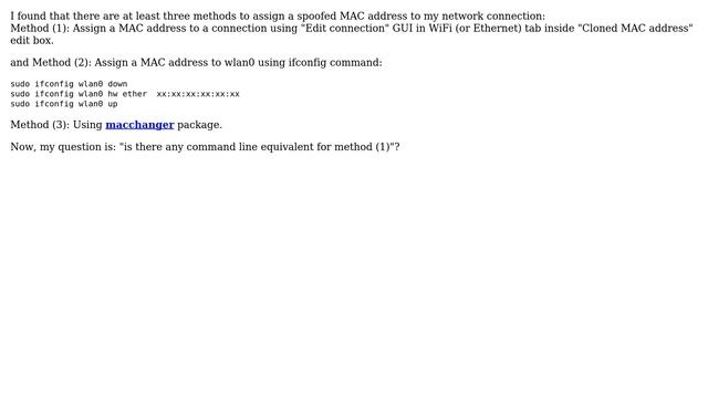 Ubuntu: Is there any command line equivalent for "Edit Connection" GUI? смотреть онлайн