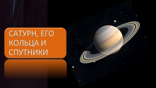 Сатурн, его кольца и спутники смотреть онлайн
