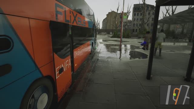 Fernbus Simulator – Neoplan Skyliner | Stuttgart – Würzburg | Часть 3