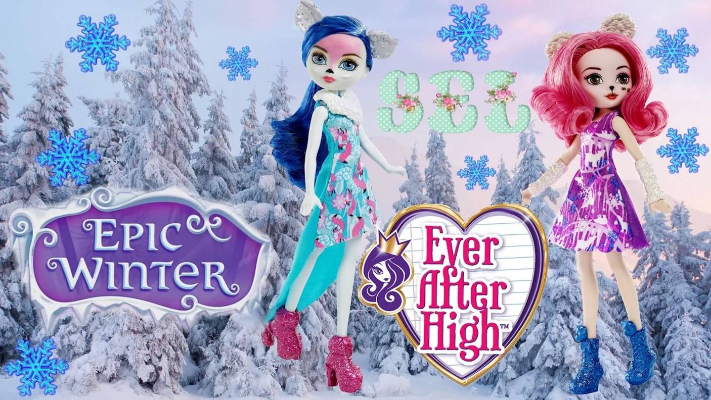 Обзор Эвер Афтер Хай Заколдованная Зима Снежные Феи Ever After High Epic Winter Snow Pixies смотреть онлайн
