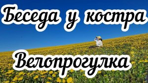 Беседа у костра Велопрогулка в одуванчиковом поле