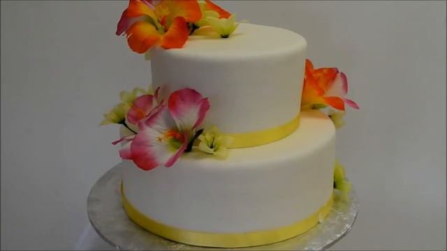 Tropical theme wedding cake смотреть онлайн