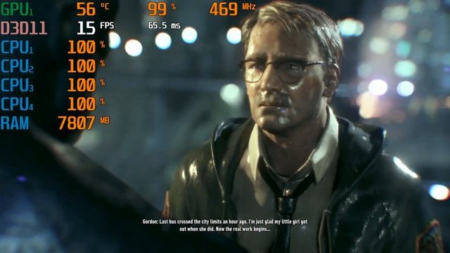 AMD A12-9720p \ Radeon R7 \ 16GB dc* RAM \ Batman: Arkham Knight @720p low settings смотреть онлайн