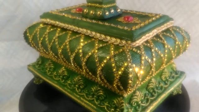 Ларец зелёный DIY. смотреть онлайн