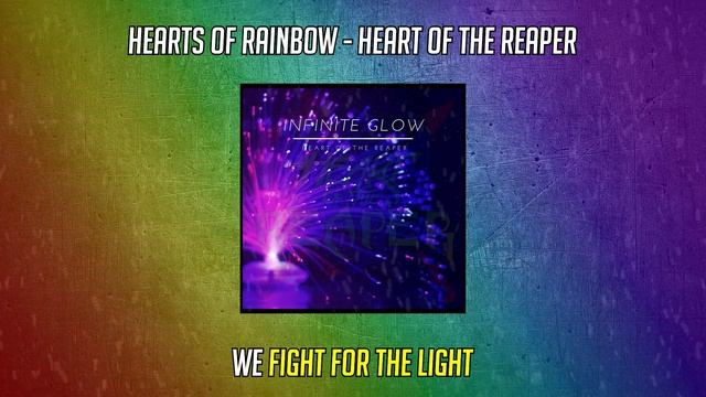 HEARTS OF RAINBOW - HEART OF THE REAPER (OFFICIAL LYRIC VIDEO) смотреть онлайн