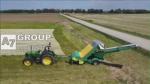 Комбайн для сбора трав. Сбор трав: ромашка, мята, стевия, мальва #травы #сбор #комбайн