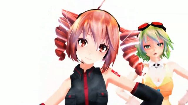 [MMD] Fukkireta - Kasane Teto (Append Miku,Append Neru,Haku,Luka,Rin,Gumi)