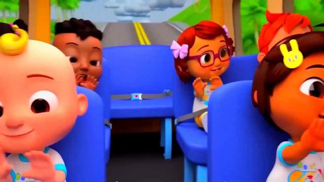 Wheels on The Bus CoComelon Sound Variations in 60 Seconds | Nursery Rhymes & Kids Song смотреть онлайн