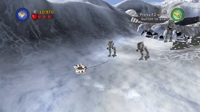 LEGO Star Wars: The Complete Saga 100% - Hoth Battle 5-1 (All Minikits/Red Brick) смотреть онлайн