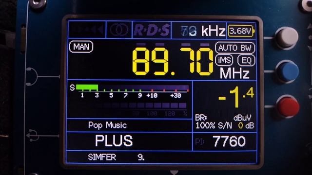 Европа плюс Симферополь 89.7 МГц 0,5 кВт ~ 1460 км. смотреть онлайн